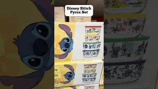 Costco has the Pyrex 8-Piece Stitch Food Storage Set! Perfect for leftovers, or snacks with magic!