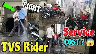 my TVS Raider 125 : First Service Complete | Service Cost | Service Details
