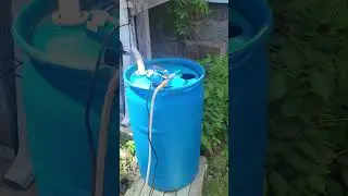 Water pump for rain barrel