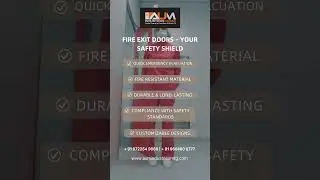Fire Exit Door &ndash; Your Safety Shield 🚪🔥 | AUM Industries