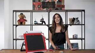 FAO Schwarz Tabletop LED Easel