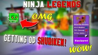 Ninja Legends I GOT THE NEW SHURIKEN! New Update | Shurikens | Halloween Pets