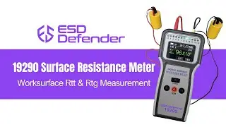 Suface Resistance Meter: How to measure Rtt and Rtg? | ESD Defender