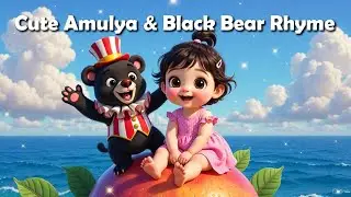 Cute Amulya & Black Bear Fruit Rhyme | Kids Song 2026