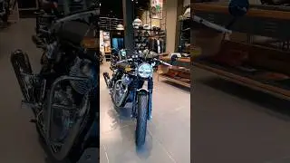 Royal Enfield Customized GT650 Cafe Racer #royalenfield #bike #bikelover #rider #gt650 #black #rider