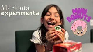 Maricota experimenta - Mini Donuts de Natal