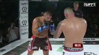 +95 kg 5x3m K1 Champion Fight: Sebastian Lutaniuc vs Munteanu Marius UFT10 Heavyweight Belt K1 Fight