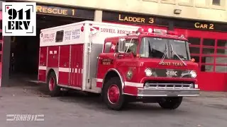 Lowell Fire Department Dive Truck Responding