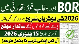 Punjab Food Authority Jobs 2026 | Board or Revenue Jobs 2026 | Apply Online for Govt Jobs 2026