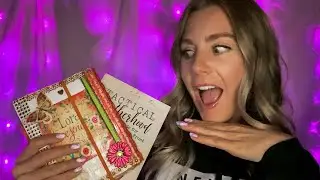 ASMR Book and Journal Show and Tell 😴😴 Tingly Textures