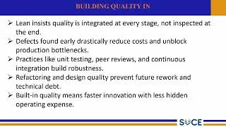 CS22071 U1 3 LEAN SOFTWARE DEVELOPMENT