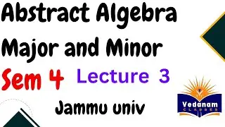 Lecture -3 || Abstract algebra || Important Questions on binary operations || jammu univ (sem 4)