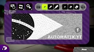 Splatoon 2 splatmeme test - brazil flag timelapse