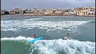 SURFING AT PUNTA SECCA