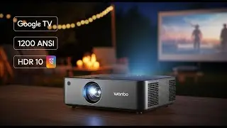 Wanbo Mozart 1 Pro 4K Projector Review | 1200 ANSI Google TV Smart Projector 🔥