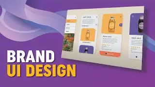 Juice Brand UI + UX Design Illustrator Tutorial