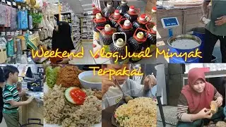 Jual Minyak Terpakai Dapat Rm200‼️Belanja Barang Sekolah Kat DIY,Makan Nasi Goreng Selambak😊