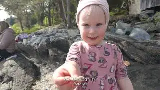 Barnas Turlag på tur på Viken gård