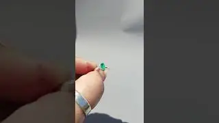 Black opal ring / Lighting Ridge opal / genuine opal / opal ring / opal jewelry / green opal