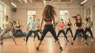 Zumba Workout  Exercise burn belly fat | Dance routines with Latin, Hip Hop, Afrobeat, Bollywood