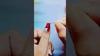 💅💚 Marble nail art design for beginners ❤️#nails#nailartideas #shortsviral #tutorial #youtubeshorts
