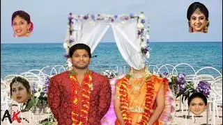 Allu Arjun Marrage Photo Partner Face Finding Head/Wrong Head Puzzle Games Enjoy/Popular Quiz Games