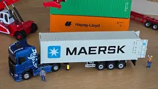 Очень хорошая детализация у этой модели грузовика Scania от Tubro. Литая модель грузовика, масшта...