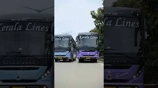 Kerala Lines Travels | BharatBenz | AC Sleeper Coach #shorts