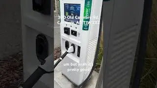 Another #chargercheck here in Canmore! Great amenities, not the best speed. #evcharging #albertaev