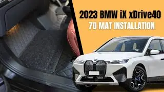 2023 BMW iX xDrive40 | 7d Mat Installation | BMW ix 2023 Mats | 7d Mats | Car Mat Manufacturer