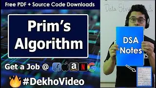 Prims Minimum Spanning Tree Algorithm (Step by Step with examples)