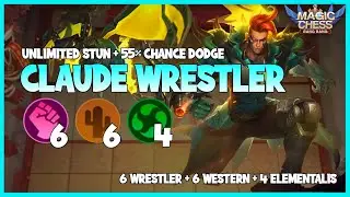 COMBO 6 WRESTLER 6 WESTERN 4 ELEMENTALIS!!! MAGIC CHESS!!!