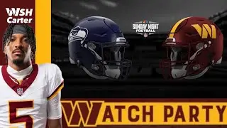 🎉Seattle Seahawks at Washington Commanders THROWBACK game watch party & play-by-play LIVE REACTIONS