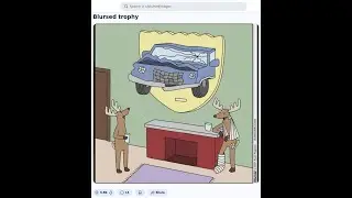 Blursed trophy