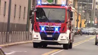 PARTENZA NUOVA APS MAN TGM 15.250 II SERIE RESTYLE VVF MILANO IN SIRENA