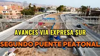 AVANCES VIA EXPRESA SUR PUENTES PEATONALES 4 FEB 2026