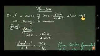 CLASS 11th /MATHS/ UNIT 3 /EXERCISE 3.9 /Q.No.3
