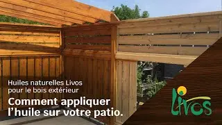 FR - Comment appliquer l&rsquo;huile naturelle Livos sur votre patio en bois.
