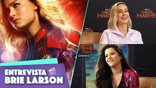 CAPIT&Atilde; MARVEL: Entrevista com BRIE LARSON! |💥 Vic View