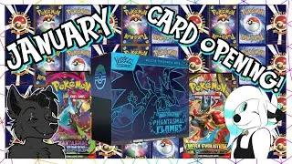 January 2026 Monthly Card Opening: 25 Mega Evo Packs & 1 Phantasmal Flames ETB with 5 More Packs