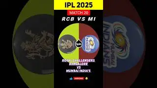 MI vs RCB | Match Prediction | IPL 2025 Match - 20 | MI vs RCB Dream Team | Mumbai vs Bangalore