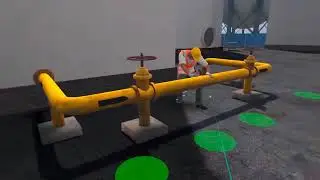 ⚡︎ VR training ⚡︎ safety precautions in VR hazardous corse ⚡︎ 1⚡︎RU⚡︎EN⚡︎ walkthrough