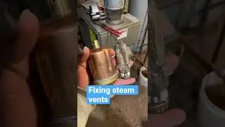 Replacing a steam vent #tools #apprentice #plumbing #plumber