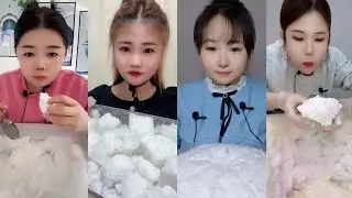 ONLY BITES | ASMR ICE EATING | FREEZER FROST ICE | CRUSHED ICE | SOFT ICE