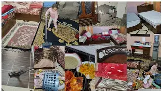 واخيرا جه اليوم اللى لقيت حد يجبر خاطرى🤲 ويشل عنى الحمل روتين اخر الاسبوع💃تنضيف البيت كله فى دقايق