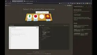 08(c) - Practicing CSS Selectors - CSS Diner Solution level 23 to 32 - Solved