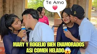 Encontramos A MARY y a ROGELIO Chupando Helado De Boca A Boca Andaban Bien Enamorados😱