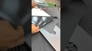 Premium 3M Leather Texture Laptop Wrap skin #bangalore #laptopskin