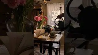 Perfect cottage core @serenity_coziness #shorts #shortvideo #cottagecore #animals #village #teatime