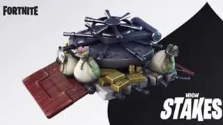 New Wild Card Outfit skin And Glider, harvesting tool, spray and backbling